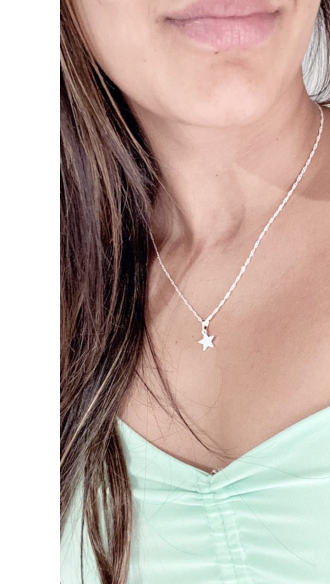 Colar delicado estrela — Deligata For You